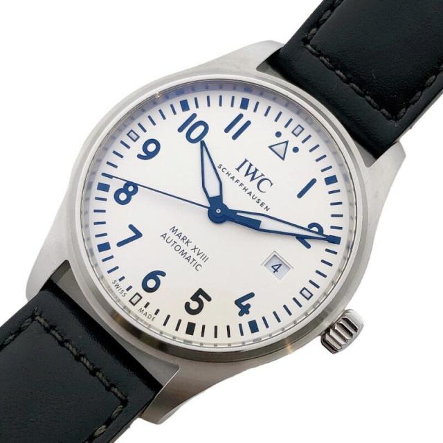 インターナショナルウォッチカンパニー IWC パイロットウォッチ マーク18 IW327012 ホワイト SS メンズ 腕時計 中古