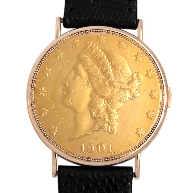 ピアジェ コインウォッチ 20ドル 1901年 メンズ(008WPIAU0003) 中古 腕時計 送料無料