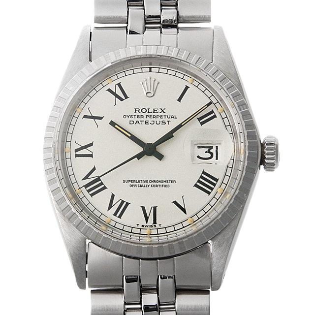 ロレックス デイトジャスト 22番 1603 ホワイト/ローマ メンズ(008WROAA0032) アンティーク 腕時計 送料無料