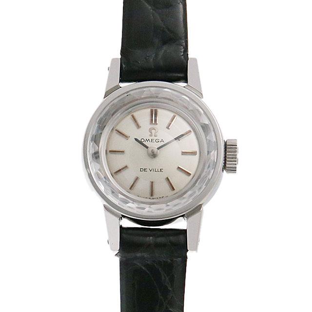 オメガ デ・ヴィル カットガラス ST511.166 レディース(007UOMAA0022) アンティーク 腕時計 送料無料