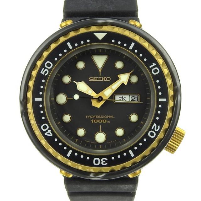 SEIKO セイコー プロフェッショナル 1000m メンズ クォーツ腕時計 7C46-7008 時計 中古 美品