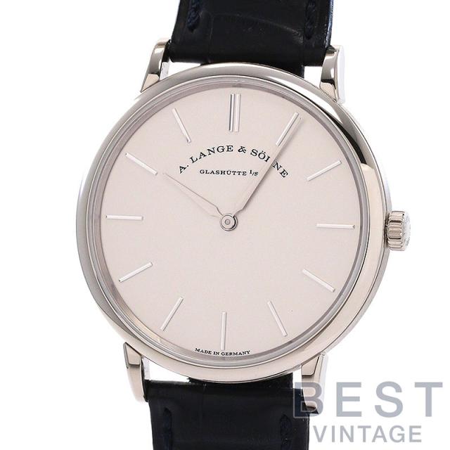 A.ランゲ&ゾーネ A.LANGE & SOHNE サクソニアフラッハ 201.027 (LS2013AM) メンズ シルバー K18ホワイトゴールド 腕時計 時計 SAXONIA FLACH SILVER K18WG ランゲゾーネ 中古OH済 A.ランゲ&ゾーネ A.LANGE & SOHNE サクソニアフラッハ 201.027 (LS2013AM) メンズ シルバー K18ホワイトゴールド 腕時計 時計 SAXONIA FLACH SILVER K18WG ランゲゾーネ 中古OH済