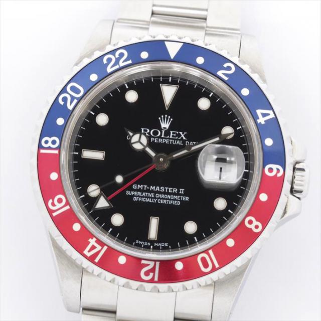 ROLEX ロレックス GMTマスターII 16710 中古 メンズ 腕時計 オーバーホール・新品仕上げ済み