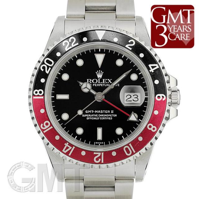 ロレックス GMTマスターII 16710 ブラック/レッド ROLEX 中古 メンズ 腕時計 送料無料