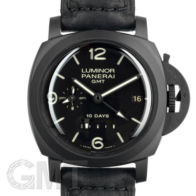 パネライ ルミノール 1950 10DAYS GMT PAM00335 OFFICINE PANERAI 中古 メンズ  腕時計  送料無料