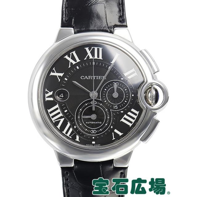 カルティエ バロンブルークロノ 44mm W6920052 中古 メンズ 腕時計