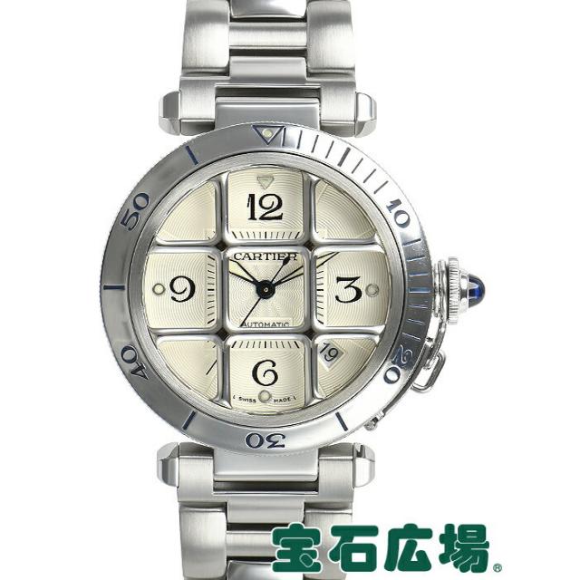 カルティエ CARTIER パシャ38 グリッド W31040H3 中古 メンズ 腕時計 送料・代引手数料無料
