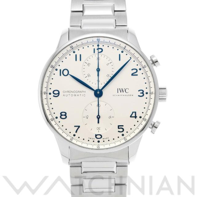 インターナショナルウォッチカンパニー IWC ポルトギーゼ クロノグラフ IW371617 シルバーメッキ メンズ 腕時計