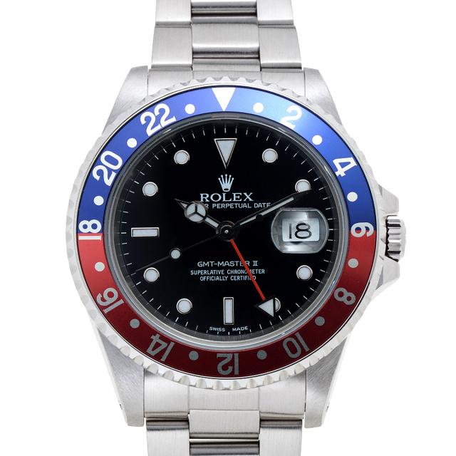 ROLEX ロレックス 16710 GMTマスター2 青赤ベゼル レッド ブルー K番 腕時計SS 中古 cabiadcf あす楽・今日着対応 返品可能