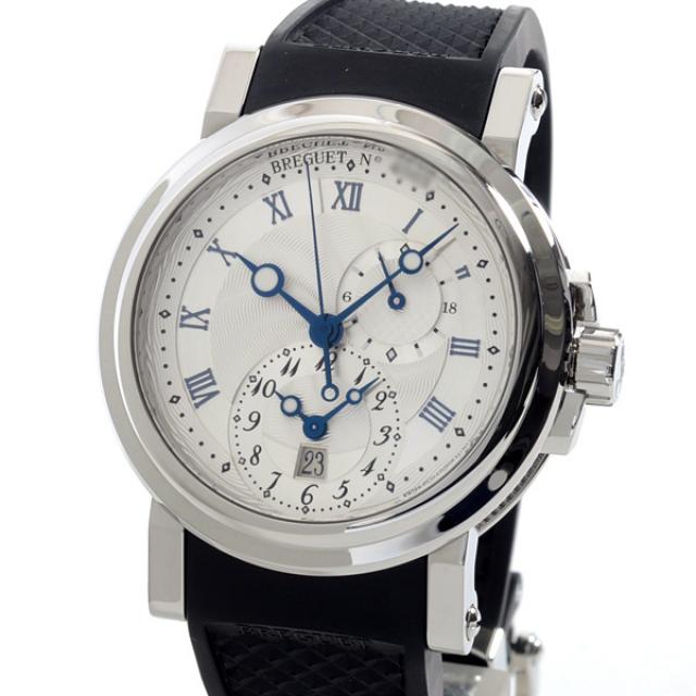ブレゲ Breguet マリーン GMT 5857ST/12/5ZUメンズ腕時計 ステンレス 中古 A品