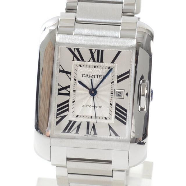 カルティエ Cartier タンク アングレーズ ウォッチLM W5310009メンズ腕時計 ステンレス 中古 A品
