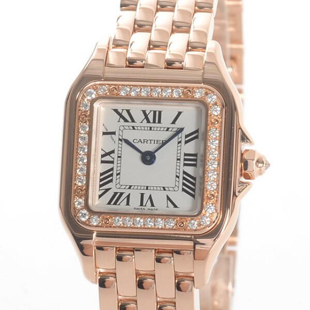 カルティエ Cartier パンテール ドゥ カルティエSM WJPN0008レディース腕時計 ピンクゴールド 中古 A品