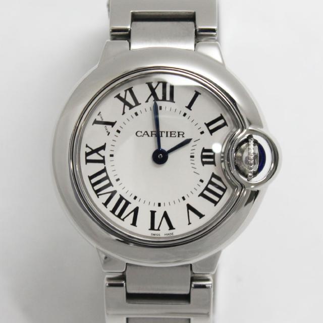 カルティエ バロンブルーSM レディース腕時計Cartier W69010Z4 中古 A 返品可 質屋出品 送料無料