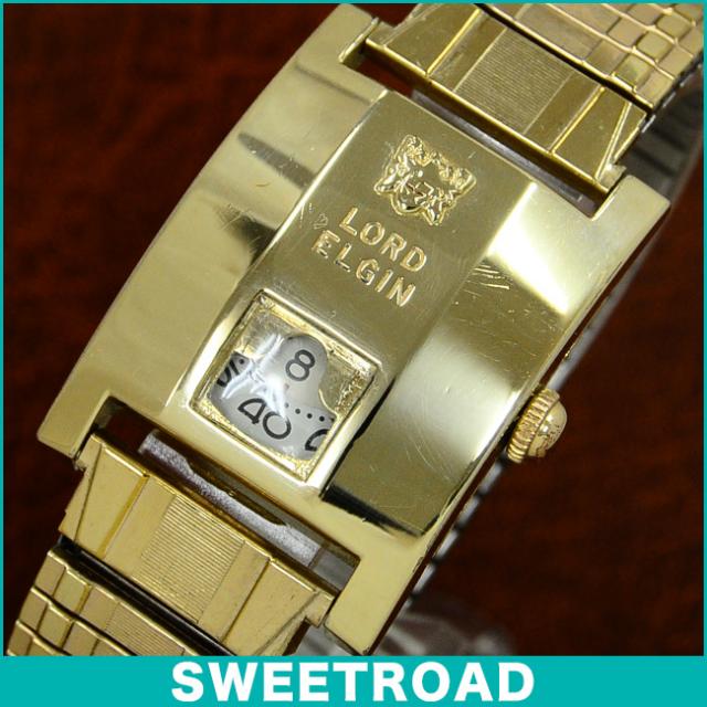 LORD ELGIN ロードエルジン 手巻き式時計 アンティーク ビンテージ-