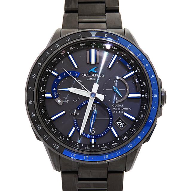 CASIO OCEANUS カシオ オシアナス OCW-G1100B-1AJF メンズ ソーラー電波GPS 1ヶ月保証 中古 b03w/h21B