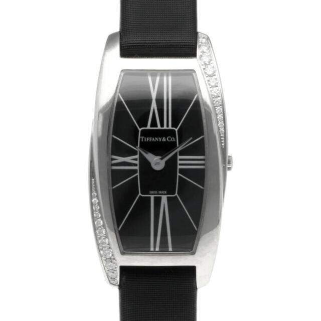 ティファニー TIFFANY&Co. ジュメア ダイヤ 腕時計 18金 K18ホワイトゴールド クオーツ レディース 1年保証 中古