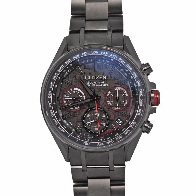 シチズン CITIZEN アテッサ スターウォーズ限定 ダースベイダーモデル 限定1500本 メンズ エコドライブGPS衛星電波時計 CC4006-61E 中古 シチズン CITIZEN アテッサ スターウォーズ限定 ダースベイダーモデル 限定1500本 メンズ エコドライブGPS衛星電波時計 CC4006-61E 中古