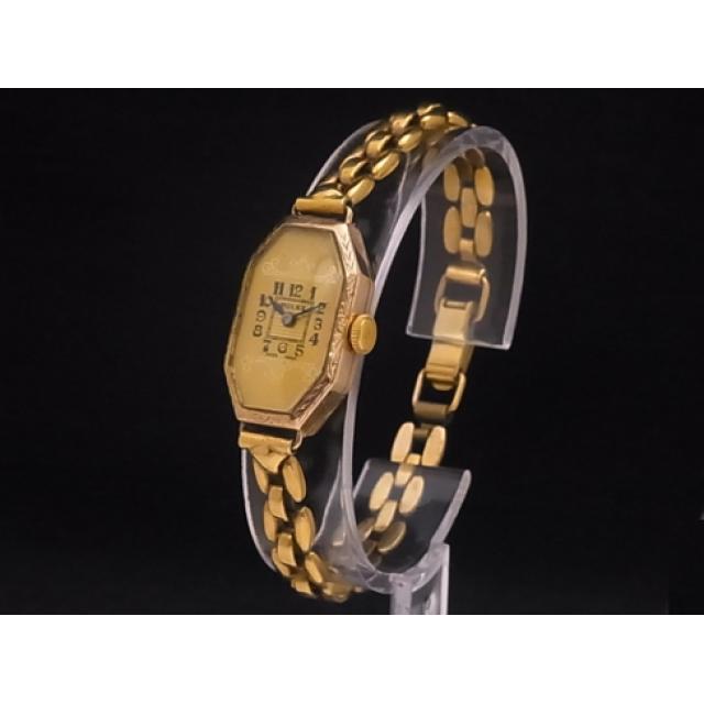 ロレックス – ROLEX – アンティーク オクタゴンケース YG素材 手巻き オーバーホール済 レディース 腕時計 Luxury Brand Selection  中古 USED