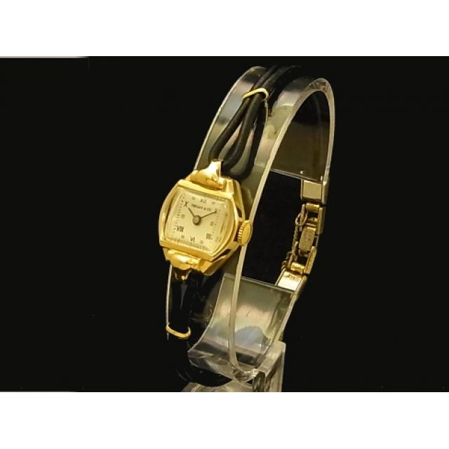 ティファニー – Tiffany&Co. – アンティーク 14KYG/紐 ローマン 手巻 レディース 腕時計 中古 USED